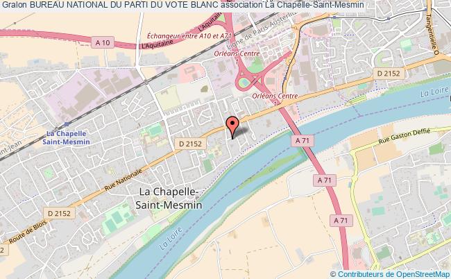 plan association Bureau National Du Parti Du Vote Blanc La    Chapelle-Saint-Mesmin