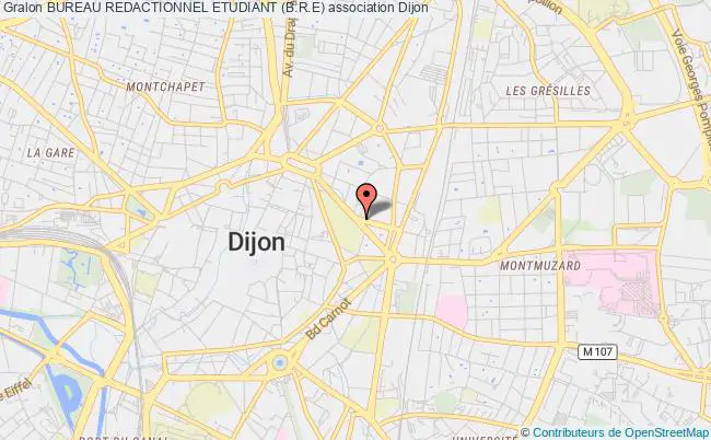plan association Bureau Redactionnel Etudiant (b.r.e) Dijon
