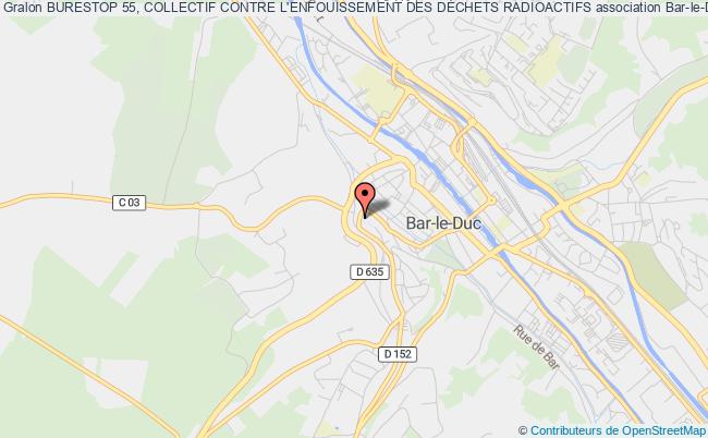 plan association Burestop 55, Collectif Contre L'enfouissement Des DÉchets Radioactifs Bar-le-Duc