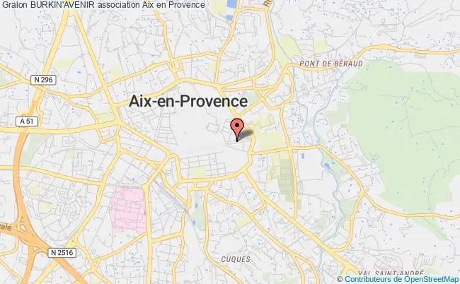 plan association Burkin'avenir Aix-en-Provence