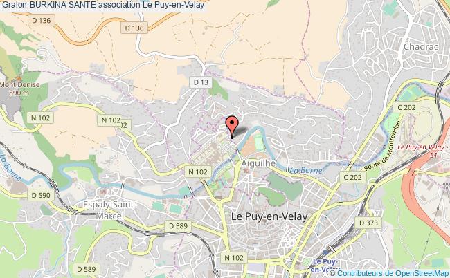 plan association Burkina Sante Le Puy-en-Velay