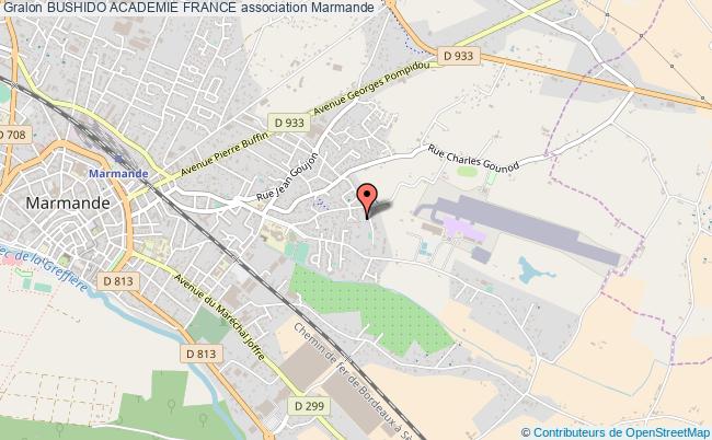 plan association Bushido Academie France Marmande