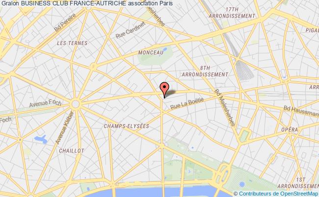 plan association Business Club France-autriche Paris