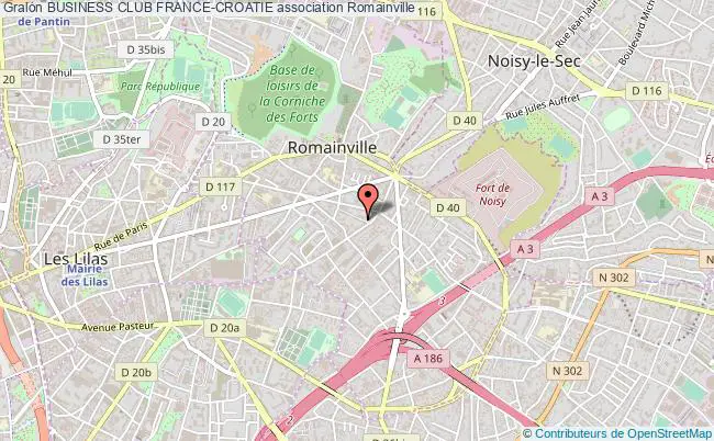 plan association Business Club France-croatie Romainville