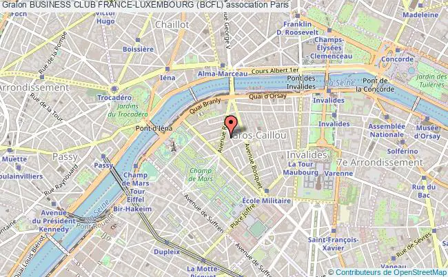 plan association Business Club France-luxembourg (bcfl) Paris