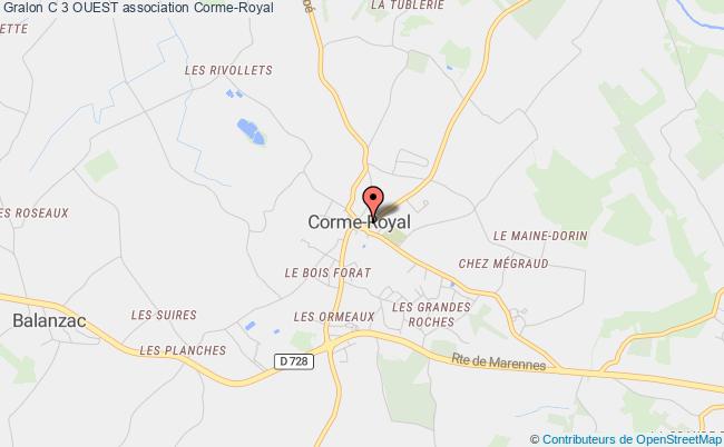 plan association C 3 Ouest Corme-Royal