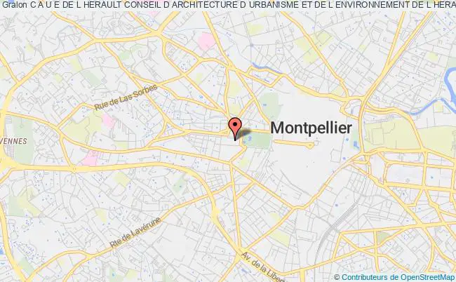 plan association C A U E De L Herault Conseil D Architecture D Urbanisme Et De L Environnement De L Herault Montpellier