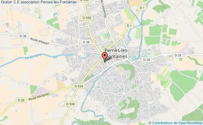 plan association C E Pernes-les-Fontaines