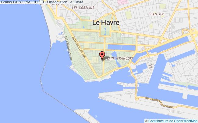 plan association C'est Pas Du Jeu ! Le    Havre