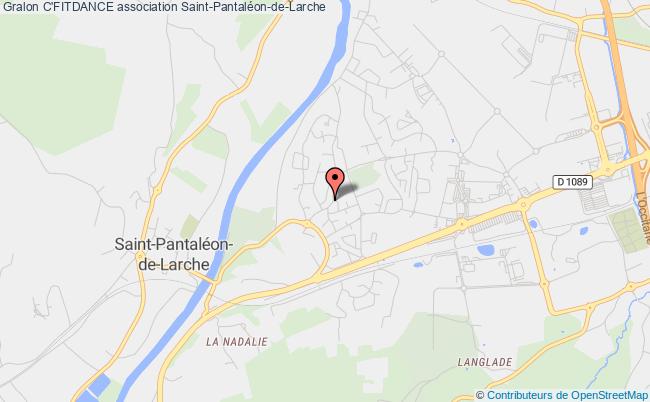 plan association C'fitdance Saint-Pantaléon-de-Larche