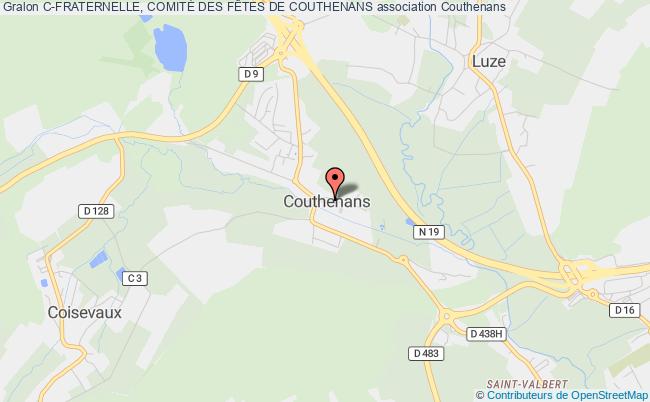 plan association C-fraternelle, ComitÉ Des FÊtes De Couthenans Couthenans
