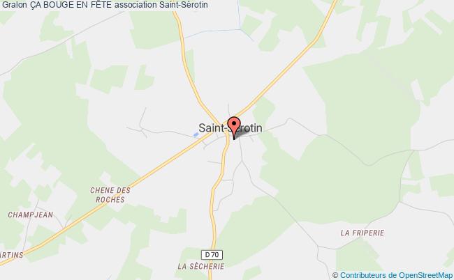 plan association Ça Bouge En FÊte Saint-Sérotin