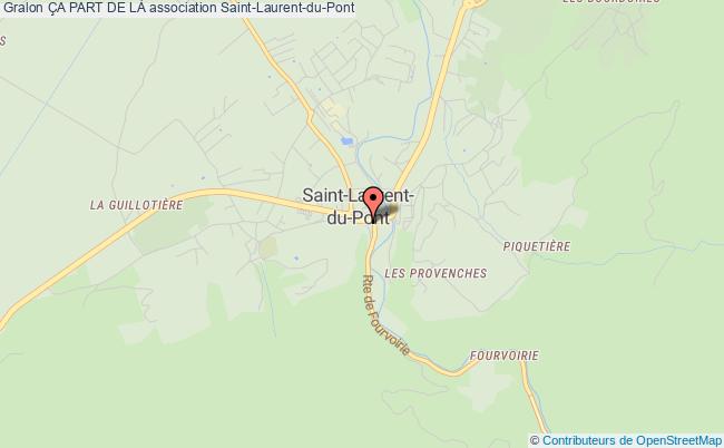 plan association Ça Part De LÀ Saint-Laurent-du-Pont