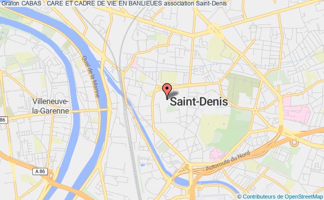 plan association Cabas : Care Et Cadre De Vie En Banlieues Saint-Denis