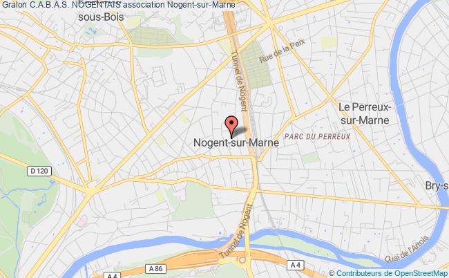 plan association C.a.b.a.s. Nogentais Nogent-sur-Marne