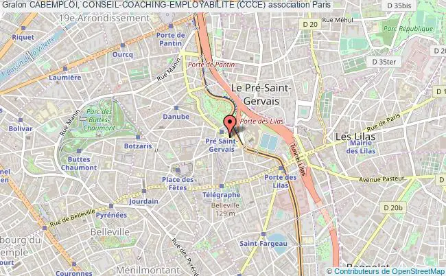 plan association Cabemploi, Conseil-coaching-employabilite (ccce) Paris