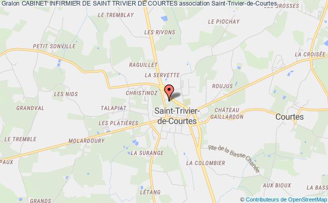 plan association Cabinet Infirmier De Saint Trivier De Courtes Saint-Trivier-de-Courtes