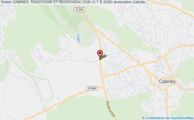 CABRIES, TRADITIONS ET RENOUVEAU 2020 (C T R 2020)