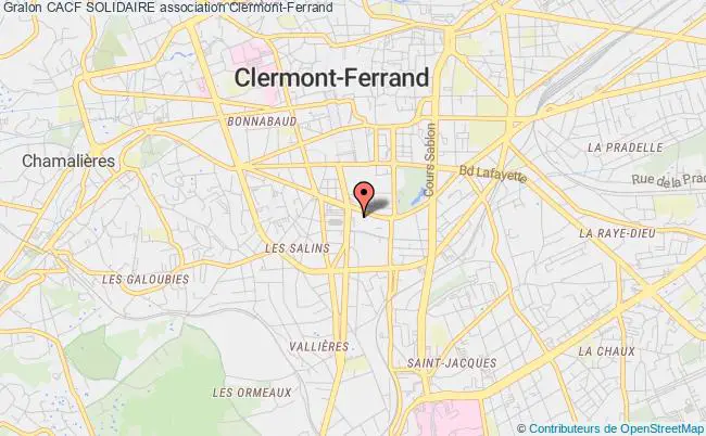 plan association Cacf Solidaire Clermont-Ferrand
