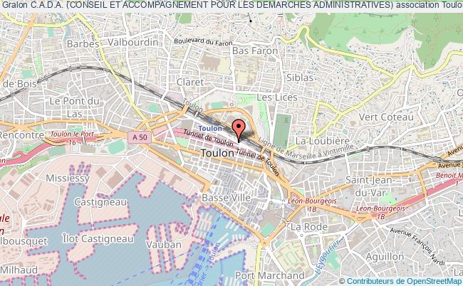 plan association C.a.d.a. (conseil Et Accompagnement Pour Les Demarches Administratives) Toulon