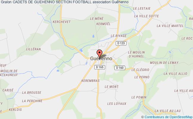 plan association Cadets De Guehenno Section Football Guéhenno