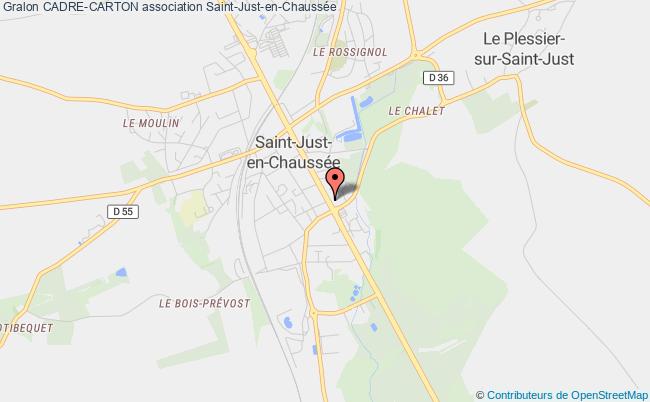 plan association Cadre-carton Saint-Just-en-Chaussée