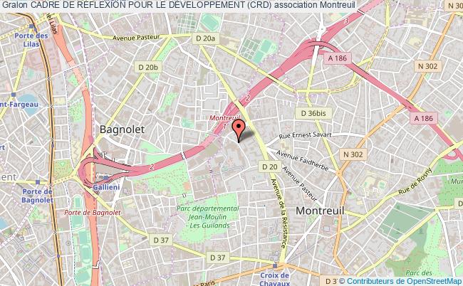 plan association Cadre De RÉflexion Pour Le DÉveloppement (crd) Montreuil