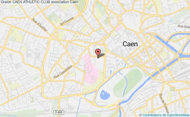 plan association Caen Athletic Club Caen