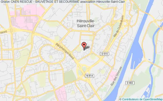 plan association Caen Rescue - Sauvetage Et Secourisme Hérouville-Saint-Clair