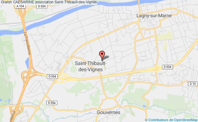 plan association Caesarine Saint-Thibault-des-Vignes