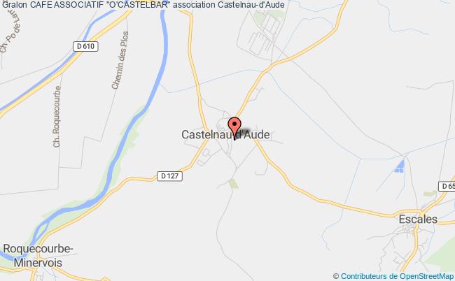 plan association Cafe Associatif "o'castelbar" Castelnau-d'Aude