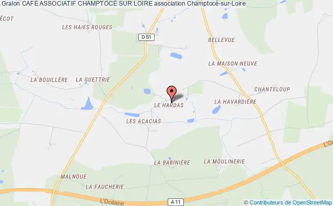 plan association CafÉ Associatif ChamptocÉ Sur Loire Champtocé-sur-Loire