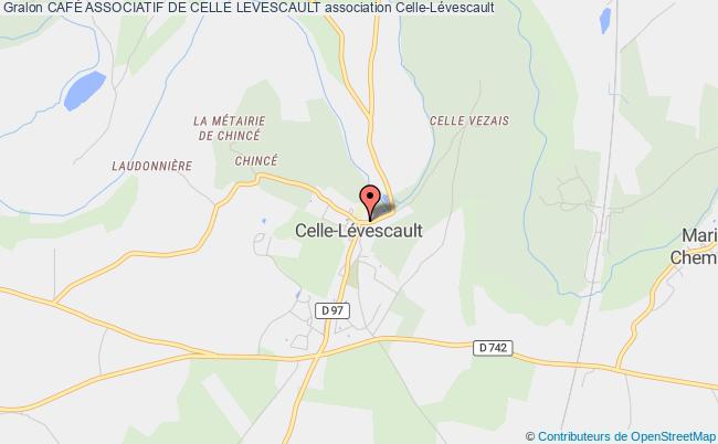 plan association CafÉ Associatif De Celle Levescault Celle-Lévescault