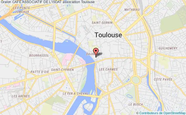 plan association CafÉ Associatif De L'isdat Toulouse