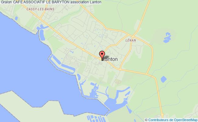 plan association Cafe Associatif Le Baryton Lanton