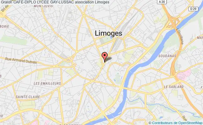 plan association CafÉ-diplo LycÉe Gay-lussac Limoges