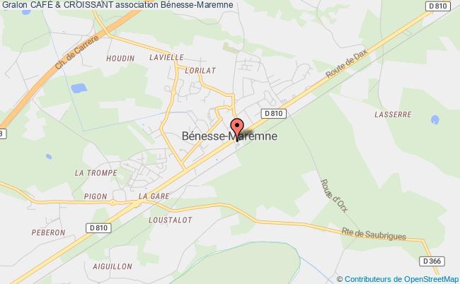 plan association CafÉ & Croissant Bénesse-Maremne
