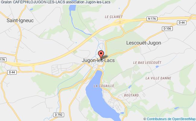 plan association CafÉphilojugon-les-lacs Jugon-les-Lacs - Commune nouvelle
