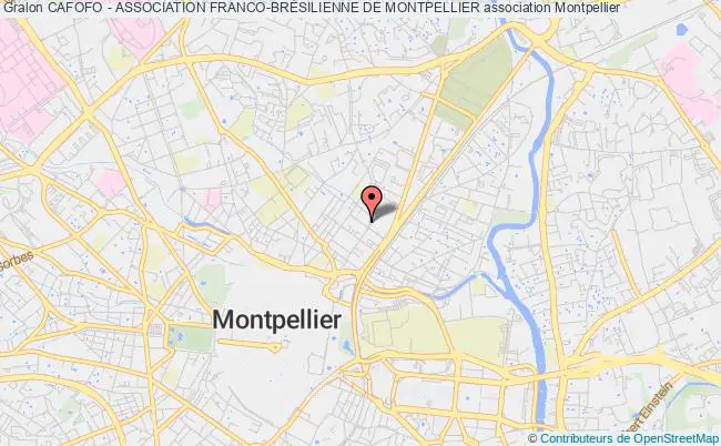 plan association Cafofo - Association Franco-brÉsilienne De Montpellier Montpellier