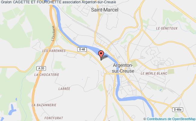plan association Cagette Et Fourchette Argenton-sur-Creuse