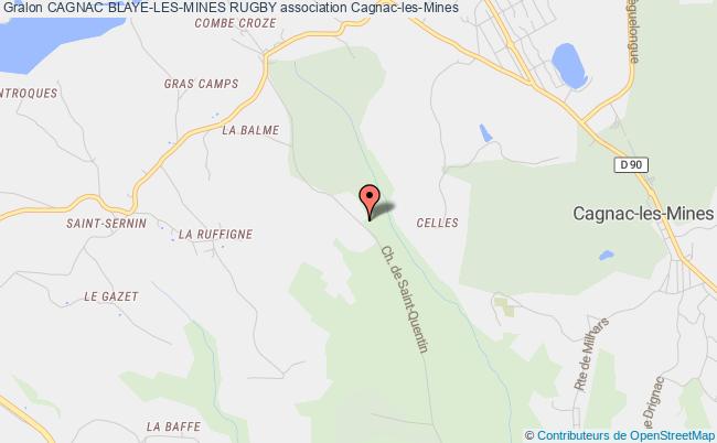 plan association Cagnac Blaye-les-mines Rugby Cagnac-les-Mines