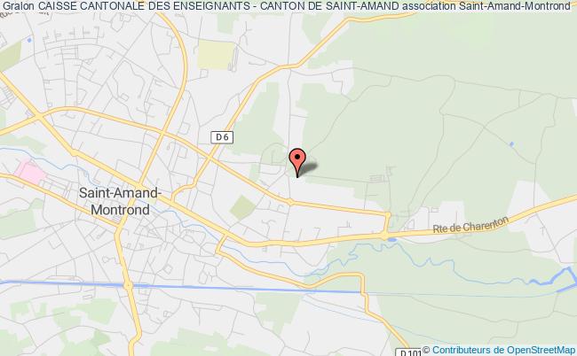 plan association Caisse Cantonale Des Enseignants - Canton De Saint-amand Saint-Amand-Montrond