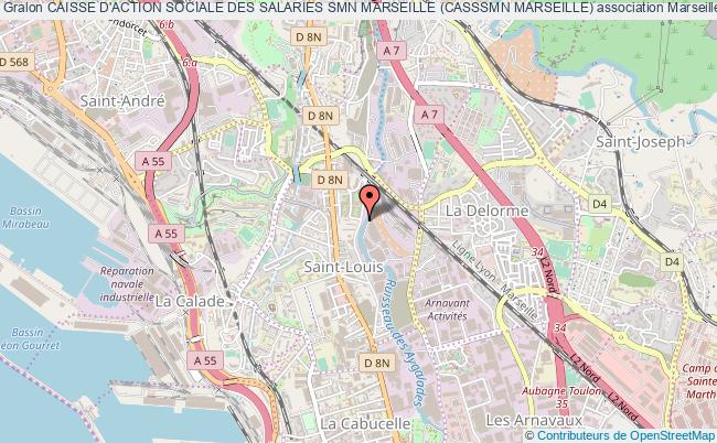 plan association Caisse D'action Sociale Des Salaries Smn Marseille (casssmn Marseille) Marseille