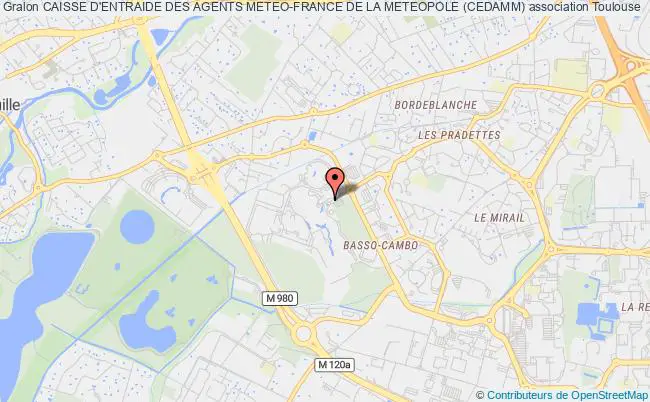 plan association Caisse D'entraide Des Agents Meteo-france De La Meteopole (cedamm) Toulouse