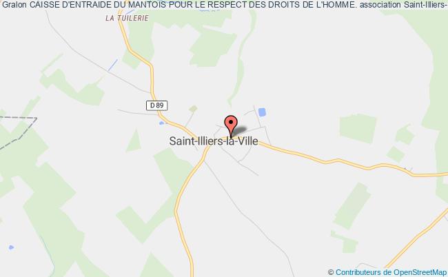 plan association Caisse D'entraide Du Mantois Pour Le Respect Des Droits De L'homme. Saint-Illiers-la-Ville