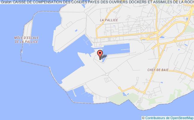 plan association Caisse De Compensation Des Conges Payes Des Ouvriers Dockers Et Assimiles De La Rochelle La    Rochelle Cedex 1