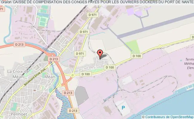 plan association Caisse De Compensation Des Conges Payes Pour Les Ouvriers Dockers Du Port De Nantes/saint-nazaire Montoir-de-Bretagne