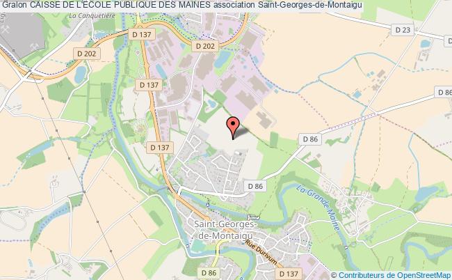 plan association Caisse De L'ecole Publique Des Maines Saint-Georges-de-Montaigu