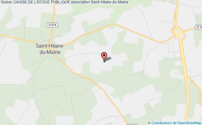 plan association Caisse De L'ecole Publique Saint-Hilaire-du-Maine