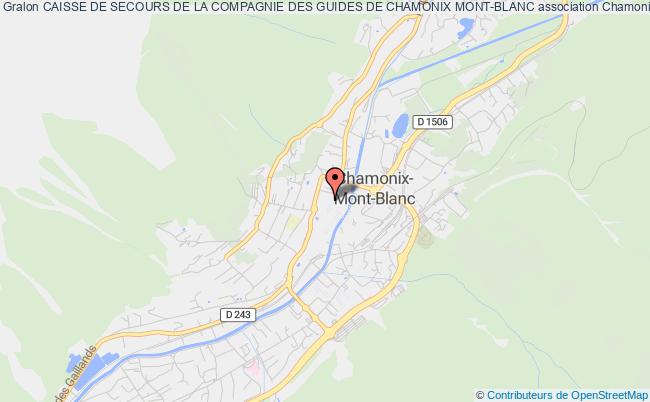 plan association Caisse De Secours De La Compagnie Des Guides De Chamonix Mont-blanc Chamonix-Mont-Blanc
